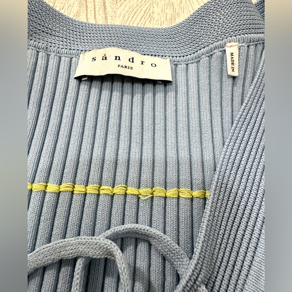 Sandro Paris Ribbed Top - Picture 7 of 10